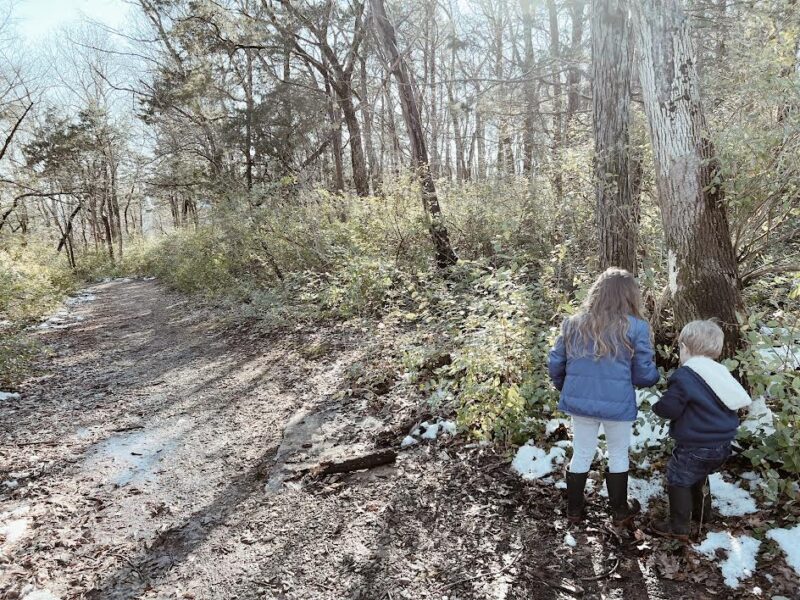 kids hiking - an example of surviving a bad day homeschooling