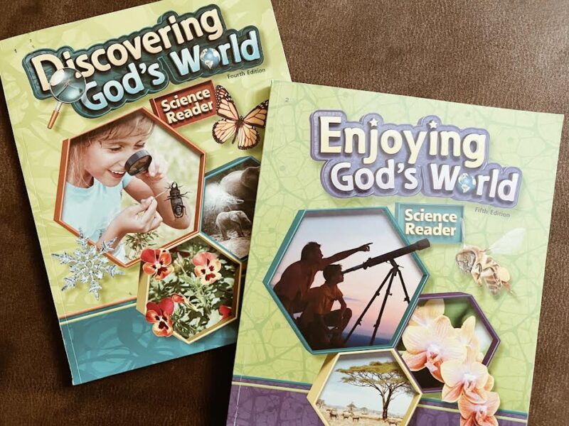 Abeka homeschool science curriculum textbooks for first and second grade