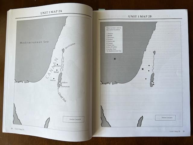 maps in Christian Studies I textbook