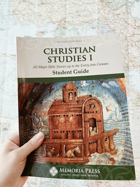 Memoria Press Christian Studies I textbook cover