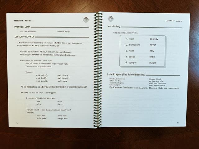 Prima Latina teacher manual spread one