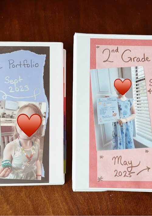 How I Turn a Year’s Worth of Homeschool Papers Into One Keepsake Binder