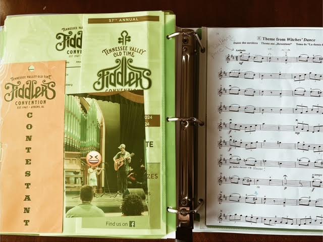 music in homeschool portfolio binder