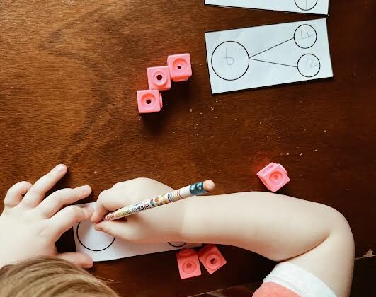 writing preschool number bonds