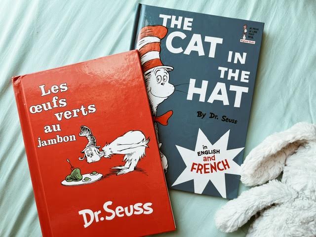 covers of cat in the hat French read alouds
